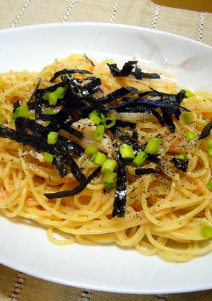 明太クリームパスタ(丸新本家)-レシピのメイン写真