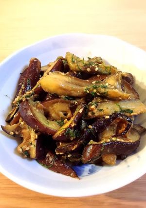 大葉と茄子の甘辛味噌炒め‼︎-レシピのメイン写真