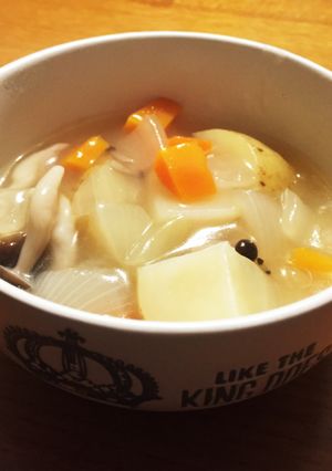 鶏ダシの野菜スープ シチュー風-レシピのメイン写真