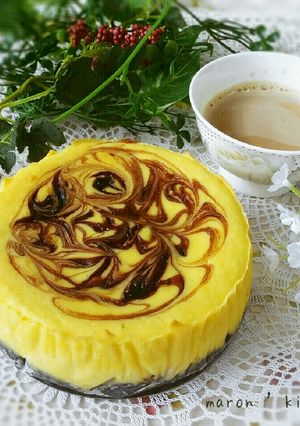 秋の味覚♥さつまいものチーズケーキ-レシピのメイン写真