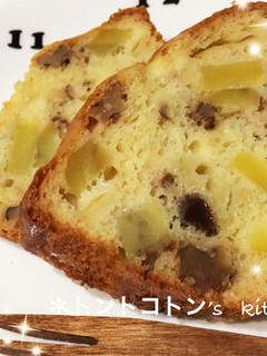 ♡りんごとさつまいものパウンドケーキ♡-レシピのメイン写真