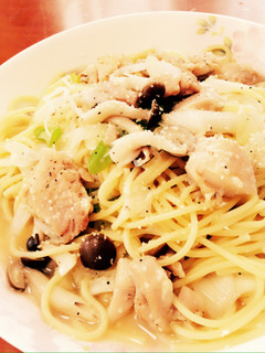 ネギと鶏肉のスープパスタ〜♡-レシピのメイン写真