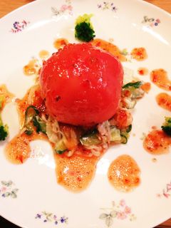 でっかトマト丸ごとサラダ-レシピのメイン写真
