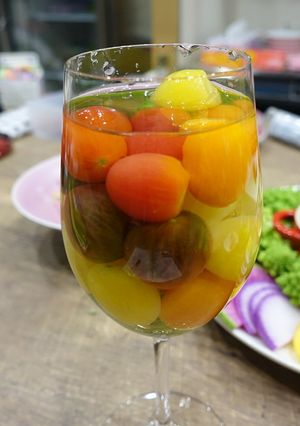 カラーミニトマトのはちみつ漬け-レシピのメイン写真