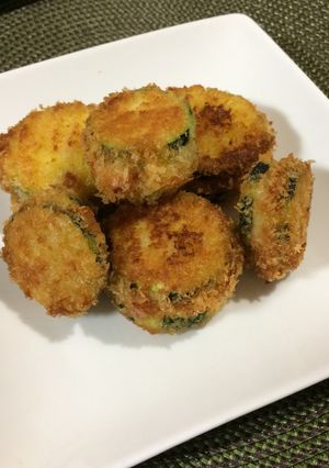 ズッキーニとハムチーズの挟み揚げ-レシピのメイン写真