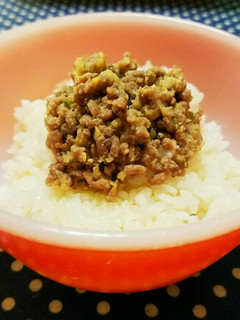 合挽き肉の肉味噌-レシピのメイン写真