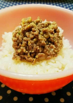 合挽き肉の肉味噌-レシピのメイン写真