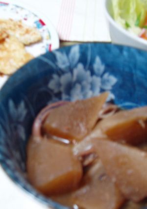 ワタ入りイカ大根-レシピのメイン写真