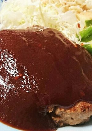 我が家の基本のハンバーグ♪-レシピのメイン写真