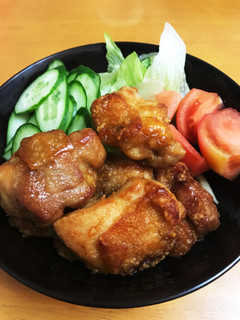 簡単 フライパン 鶏モモ唐揚げ-レシピのメイン写真