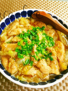 ご飯にかけたい!鶏むね肉と白菜のとろみ煮-レシピのメイン写真