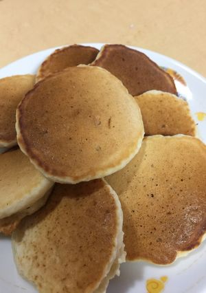 離乳食おやつにも♡梨のホットケーキ-レシピのメイン写真