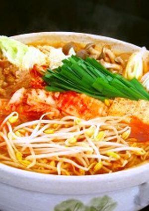 子大豆もやしでキムチ鍋-レシピのメイン写真
