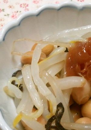 とんちょうぽい味付けのもやしあえ-レシピのメイン写真