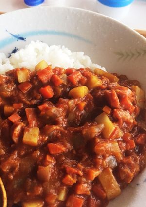 レンジで簡単カレー-レシピのメイン写真