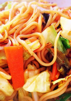 食べるラー油でつくる焼きそば-レシピのメイン写真