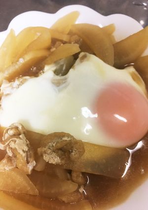 大根の巣ごもり卵-レシピのメイン写真