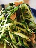 水菜と豚肉の梅煮