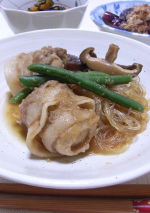 高野豆腐と豚バラのシャリアピン風煮-レシピのメイン写真