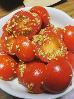 トマトのごま和え-レシピのメイン写真
