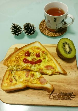 誰でも簡単 がくぶちチーズトースト-レシピのメイン写真