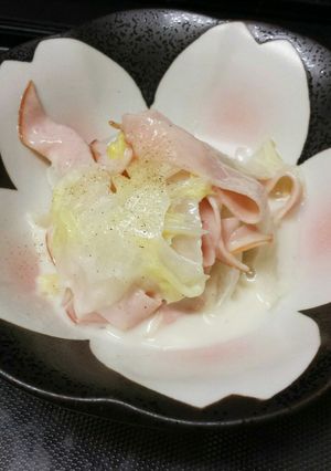 ５分で完成☆レンチン白菜ハムチーズ-レシピのメイン写真