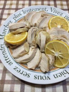 電子レンジで 鶏の柚子ハム-レシピのメイン写真