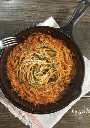 ミートソース☆ワンポットパスタ-レシピのメイン写真