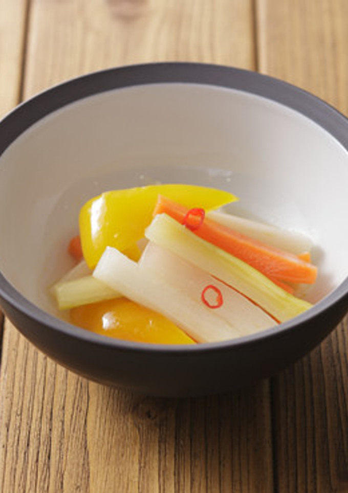 野菜の中華風べんりで酢炒め漬け-レシピのメイン写真