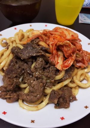 プルコギうどん〜キムチのせ〜-レシピのメイン写真