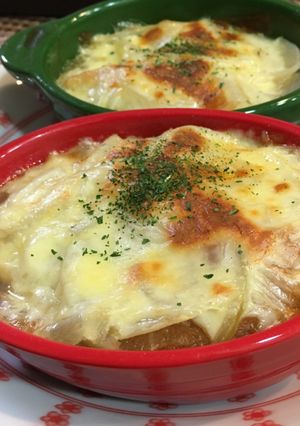 我が家の『オニオンスープグラタン♪』-レシピのメイン写真