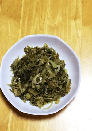 高菜漬けとレンコンの炒め物-レシピのメイン写真
