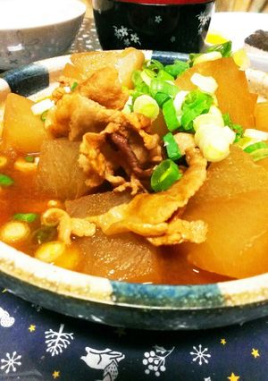 ほっとあったか♪大根と豚肉のピリ辛煮-レシピのメイン写真