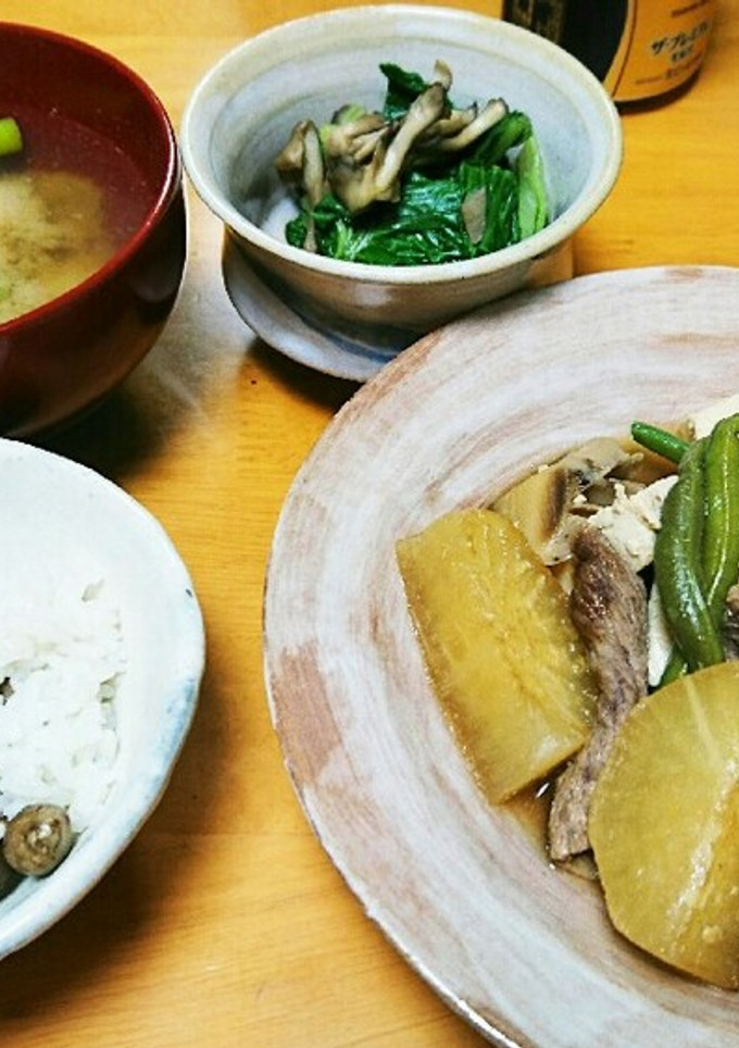 大和真菜と舞茸の簡単おひたし-レシピのメイン写真