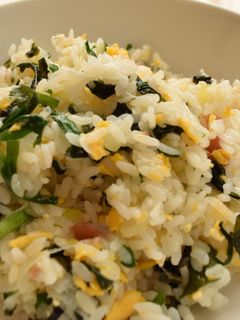 わかめと梅干しの炒飯-レシピのメイン写真