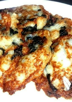 長芋の磯辺焼き（刻みレンコン入り）-レシピのメイン写真