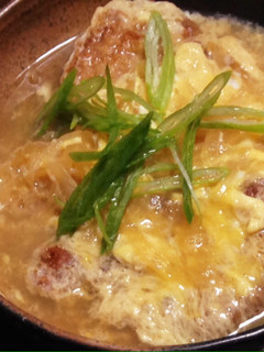 麺つゆで簡単☆*ヒレカツとじ-レシピのメイン写真