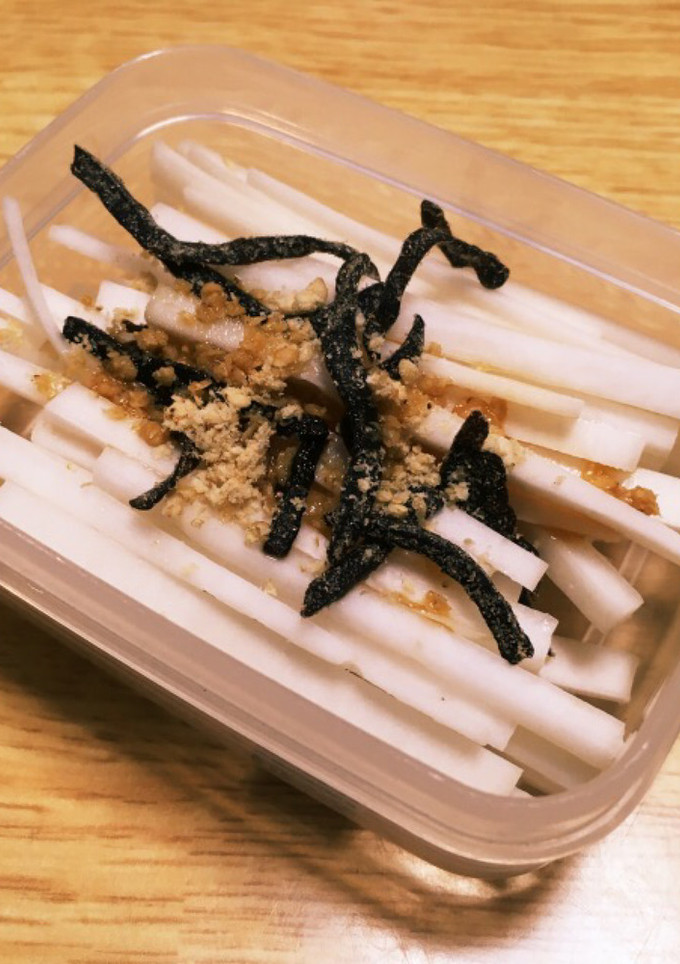 大根の皮のお漬け物-レシピのメイン写真