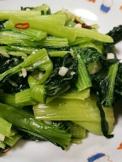 簡単!青菜炒め-レシピのメイン写真