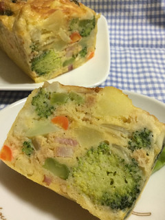 どっちゃり野菜のヘルシーなケークサレ-レシピのメイン写真