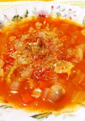 疲れた体にじんわり〜♡ミネストローネ-レシピのメイン写真