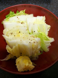 電子レンジで簡単!白菜の中華スープ蒸し-レシピのメイン写真