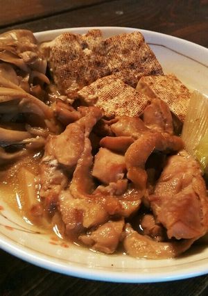 たっぷり舞茸と白葱の簡単鶏肉豆腐-レシピのメイン写真
