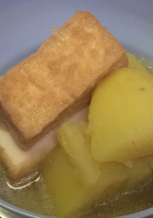 厚揚げとサツマイモの煮物-レシピのメイン写真