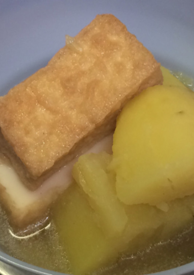 厚揚げとサツマイモの煮物-レシピのメイン写真