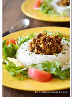 きのこたっぷりドライカレー【作りおき】-レシピのメイン写真
