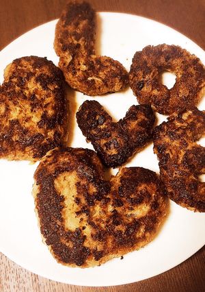 たっぷり玉ねぎのLOVE♡ハンバーグ-レシピのメイン写真
