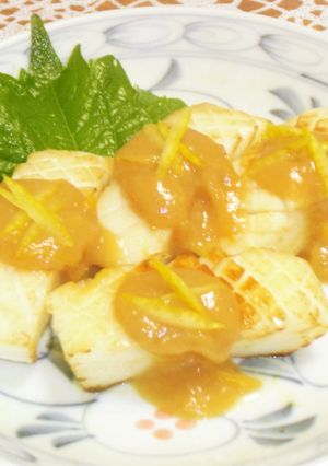 イカ焼きの柚子味噌だれ-レシピのメイン写真