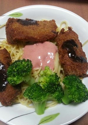 豚のミルフィーユとブロッコリーのせタラコ-レシピのメイン写真