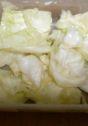 レンジで塩キャベツ-レシピのメイン写真